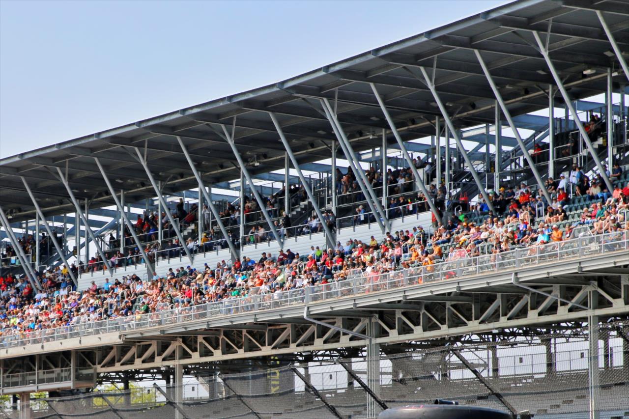 Stands - Indianapolis 500 Qualifying Day 1 - By: Lisa Hurley -- Photo by: Lisa Hurley